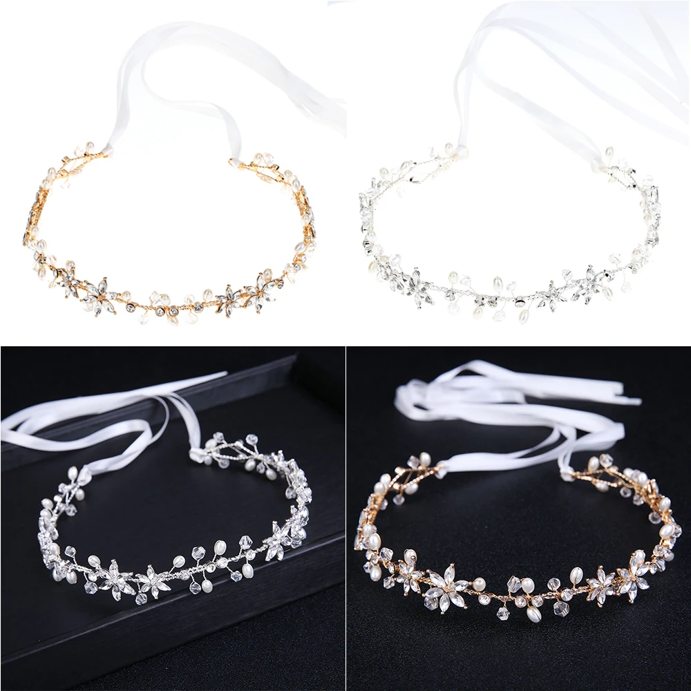 Ободки невесты Свадебные аксессуары для волос лоза богемский головной убор