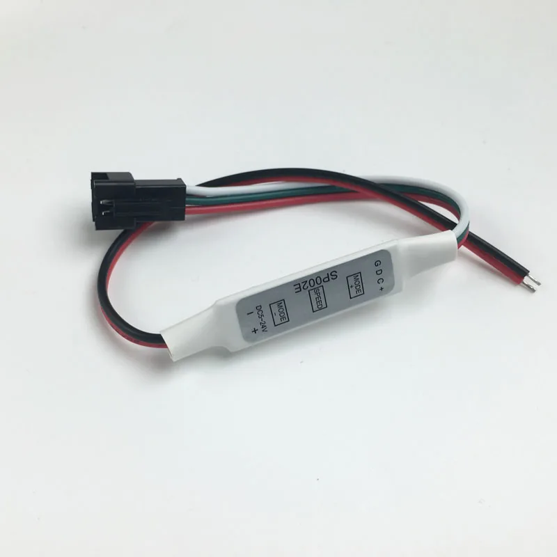 DC5 24V SP002E 3key мини контроллер USB/DC разъем 3PIN для WS2812B WS2811 пикселей Светодиодные