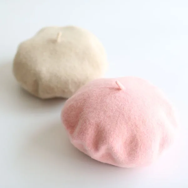 Берет шерстяной детский весна-осень-зима для мальчиков и девочек 2020