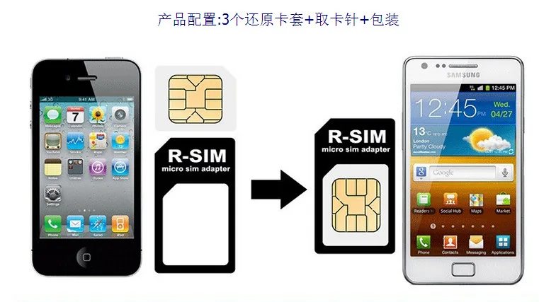 Адаптер для sim карты 4 в 1 Nano Micro SIM Адаптеры стандартные адаптеры карт Извлечение Pin