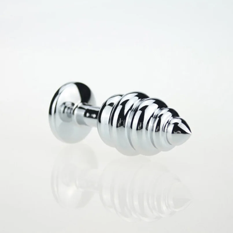 90*40 мм спиральная металлическая Анальная анальная стимуляция игрушка