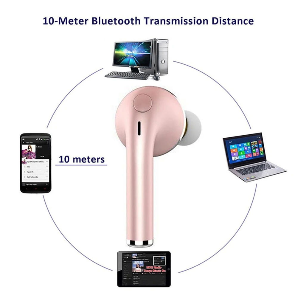 OGV P1 Bluetooth Wireless Earphone with Microphone Steroe HiFi Music Sport Headset Universal for Iphone Samsung Mobile Phones |