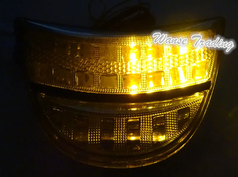 

waase E-Marked Rear Tail Brake Turn Signals Integrated Led Light Clear For 2002-2003 HONDA CBR 954 RR CBR954RR Fireblade SC50