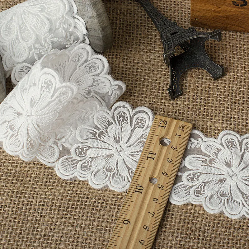 Высококачественная кружевная отделка по краям 6 см вышивка сделай сам аксессуары