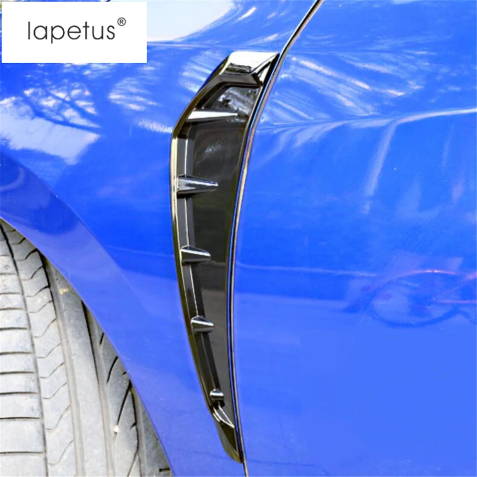 

Lapetus Accessories Fit For Honda Civic 2016 - 2019 Outside Body Fender Air Conditioning Wing Vent Molding Cover Kit Trim 2 Pcs