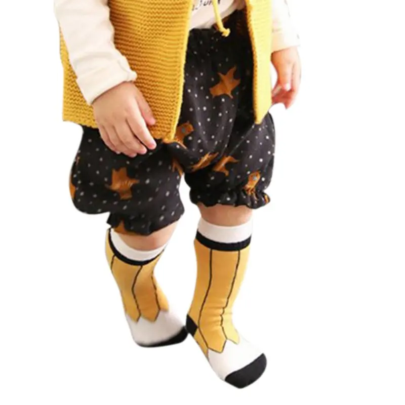 Новинка 2019 носки для малышей мягкие гольфы мальчиков и девочек детские карандаши