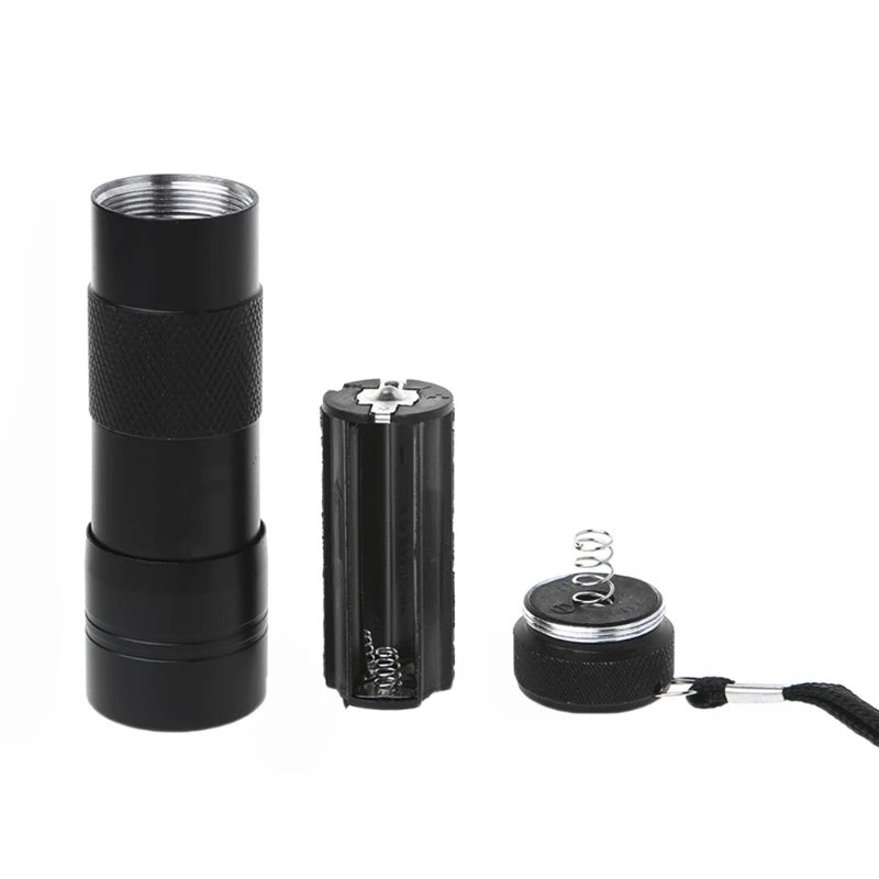 УФ ультрафиолетовый светодио дный 12 светодиодный фонарик Blacklight Light 395 нм