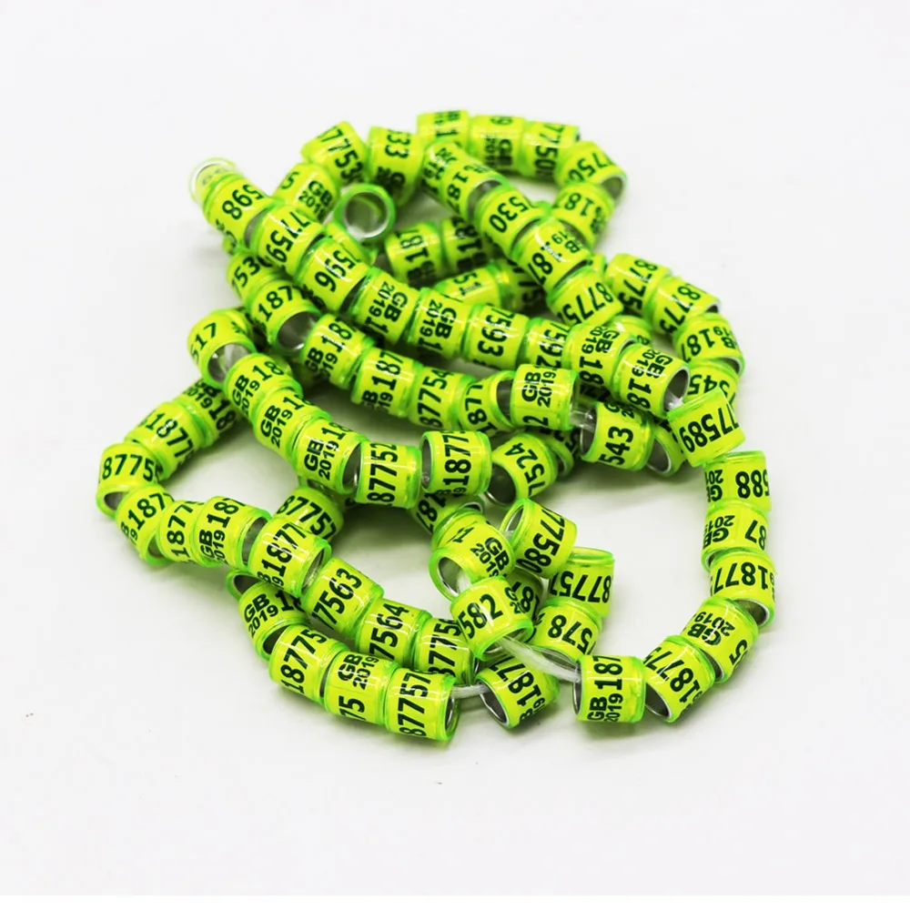 2019 разноцветное кольцо для ног голубя с сережками в виде слова качественное