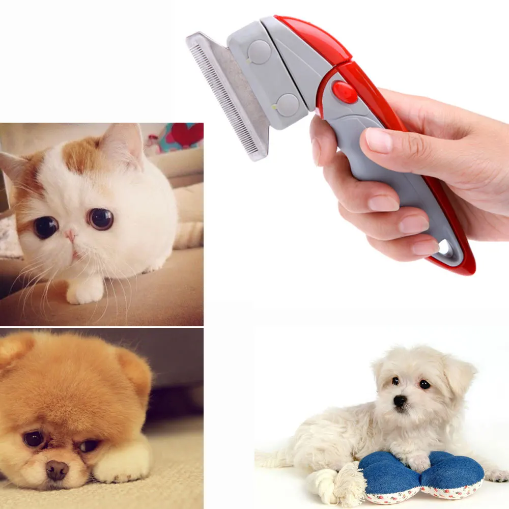Hair Removal Comb for Cats Dogs Pets Grooming Hairbrush Remover Cleaning Brush Tool Pet Products |