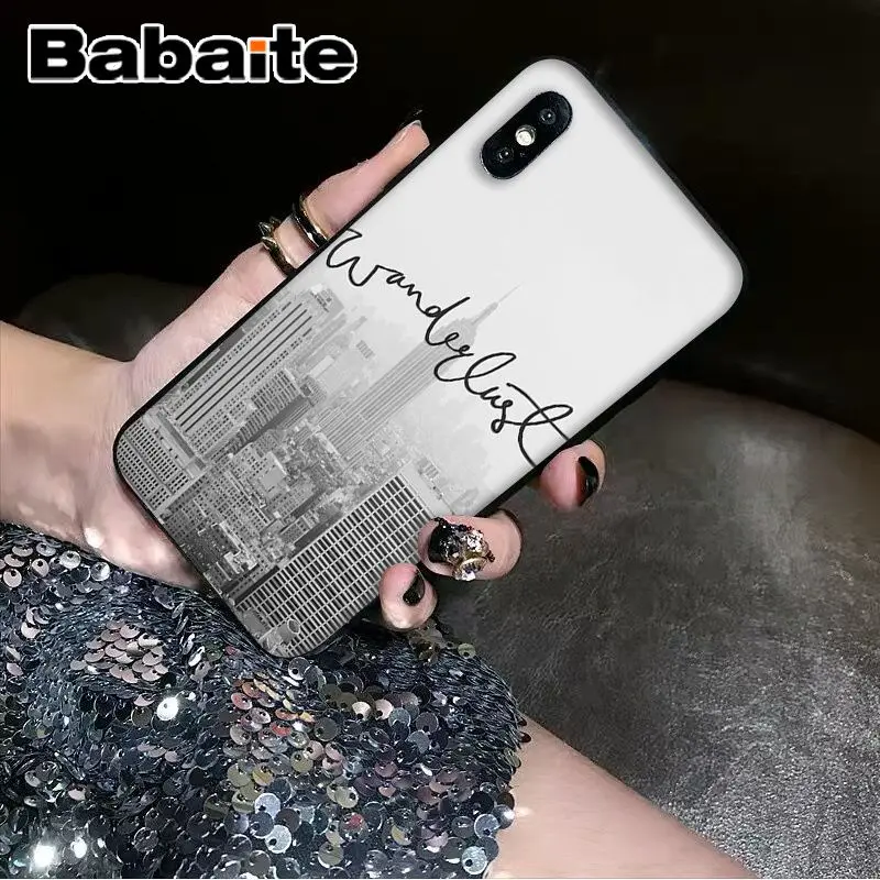 Babaite New York Empire Building Custom Photo мягкий чехол для телефона iPhone X XS MAX 6 6S 7 7plus 8 8Plus 5 5S XR |