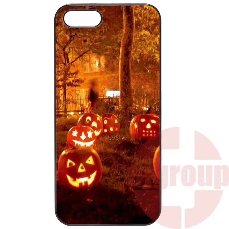 Тыквы на хэллоуин jack Для Apple iPhone 4 4S 5 5C SE 6 S 7 Плюс 4.7 5.5 iPod Touch Телефон кожи |