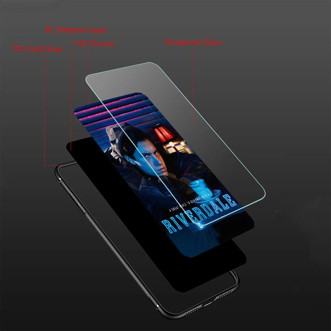 Lavaza Archie Betty Veronica ривердейл сезонное закаленное стекло чехол для телефона Apple iPhone XR