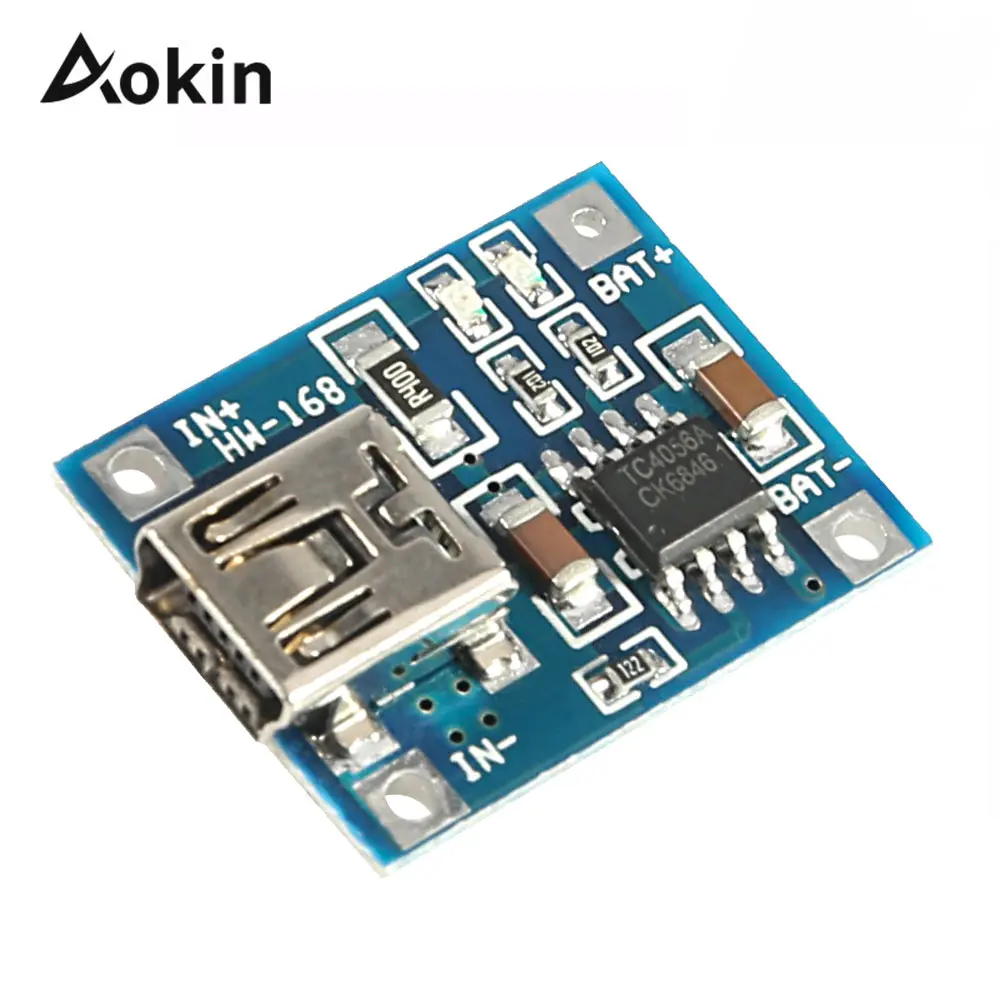 

TP4506 модуль зарядного устройства литиевой батареи MINI USB 5V 1A TP4056 зарядная плата с защитой и двумя функциями TC4056