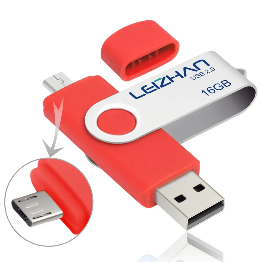 Флэш накопитель LEIZHAN Micro USB 128 ГБ для Samsung Galaxy S7/S6/S5/S4/S3/Xiaomi/Meizu/Huawei флэш карта памяти 64