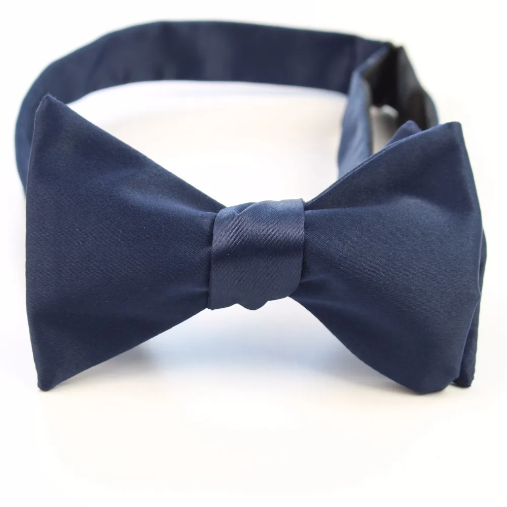 Однотонный Простой шелковый галстук бабочка из полиэстера аксессуары для одежды