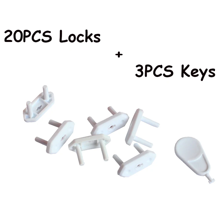 20pcs EUDEMON 20pcs чили/Бразилия мощность розетка разъем защитный ABS крышка Анти Электрический разъем предохранительный кожух для детей двойной безопасности - Цвет: 20pcs