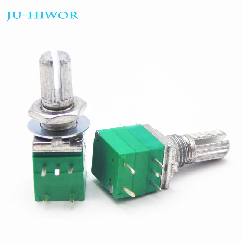 100 шт. RV097NS 5Pin одинарный потенциометр запечатанный с переключателем Регулируемое