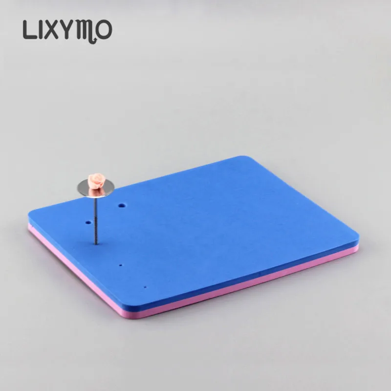 LIXYMO 12 отверстий Фондант цветы Моделирование пены колодки Sugercraft губка коврик