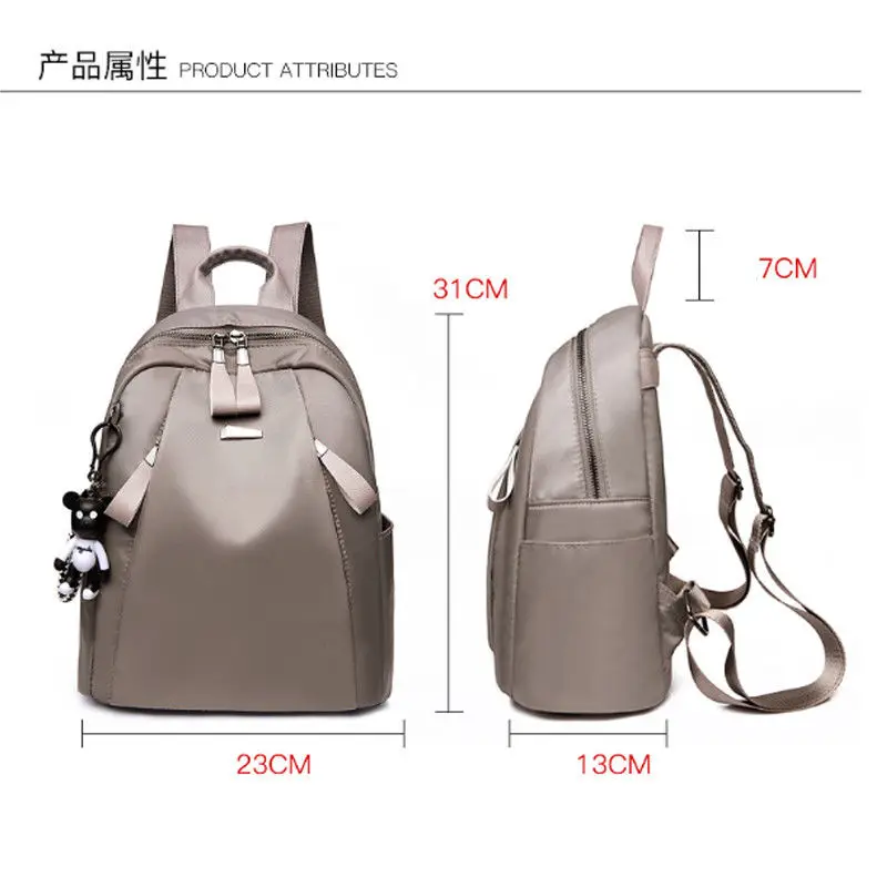 

2018 Brand New Women's Fashion Oxford Backpack Shoulder Travel Girls School Bag Rucksack Satchel