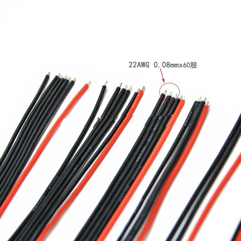 20 шт 10 15 см 22AWG силиконовый кабель Lipo батарея 1 2 3 4 5 6/7/8 s/9 s Баланс разъем зарядки