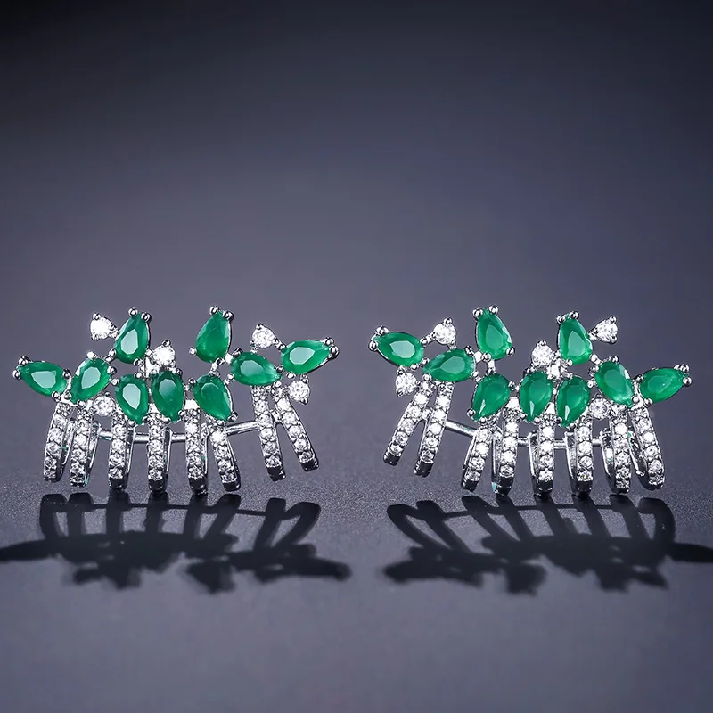 Fashion Elegant Earring Full Mirco Cubic Zircon Jewelry For Women Bride Wedding Party Gift Accessories | Украшения и аксессуары