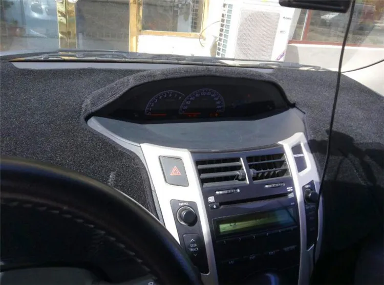 Dashmats автомобиль-Средства для укладки волос приборной панели крышки для toyota vitz echo Yaris 2005 2006 2007 2008 2009 2010