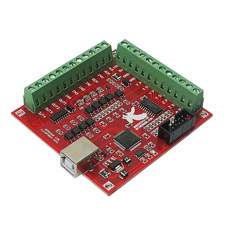 USB MACH3 100Khz Breakout плата управления с 4-осевым интерфейсом драйвер движением Лер для