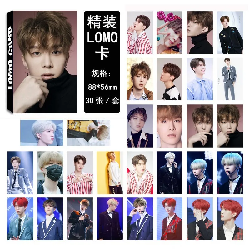 kpop NINE PERCENT August Self Made Paper Poster Photo Card Lomo HD Photocard Fans Gift Collection k-pop greeting Album | Украшения и