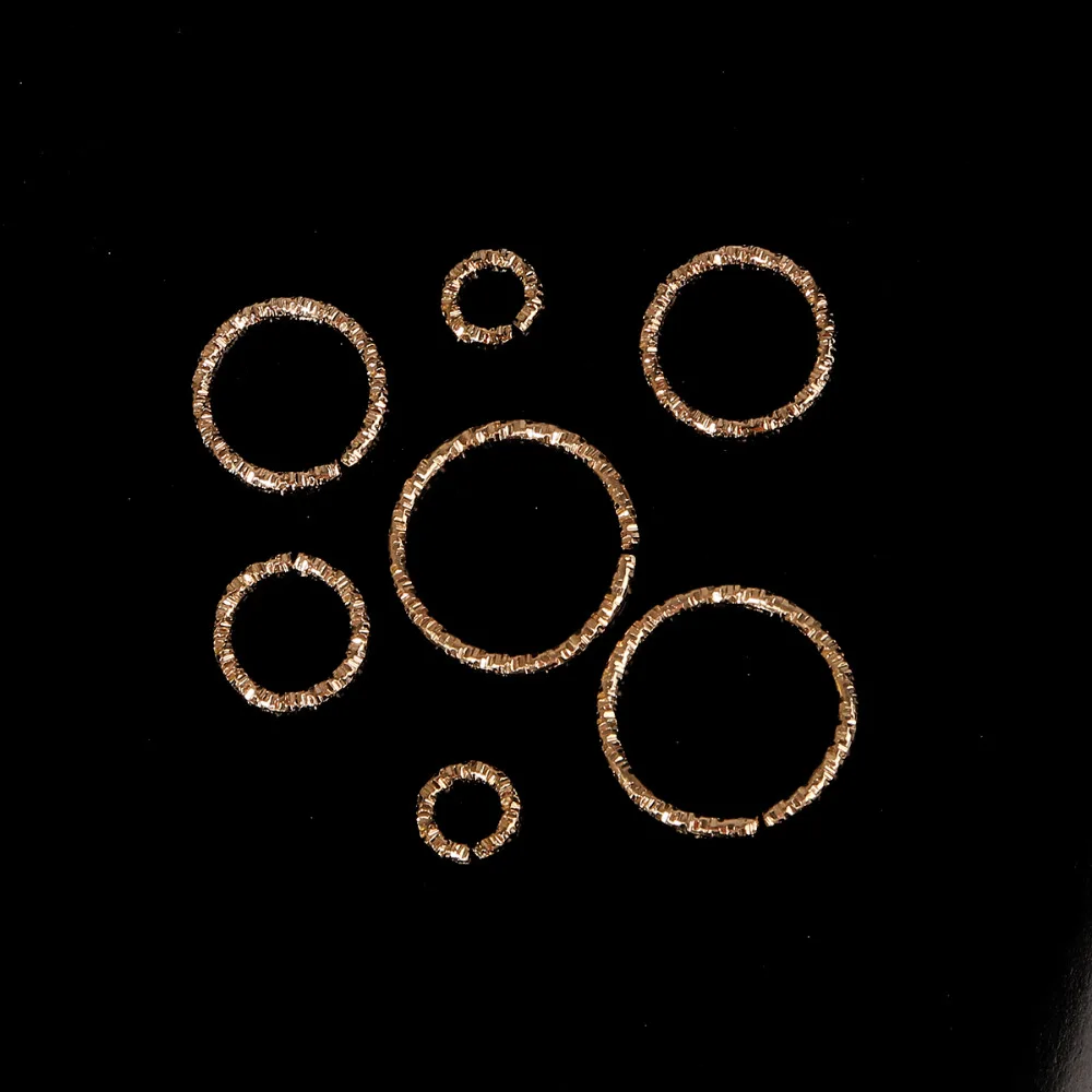 2 colors Styles 50pcs Round Jump Rings fashion Twisted Copper Closed For Diy Fashion Jewelry Accessories | Украшения и аксессуары