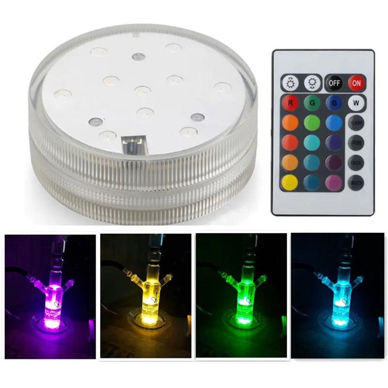 Prezzo 12 Pz/lotto Impermeabile Led Mini Luci Per Lanterne, Floreale Per La Cerimonia Nuziale Centrotavola Kit Eiffel Di Vetro Vasi Decorazioni Del Partito