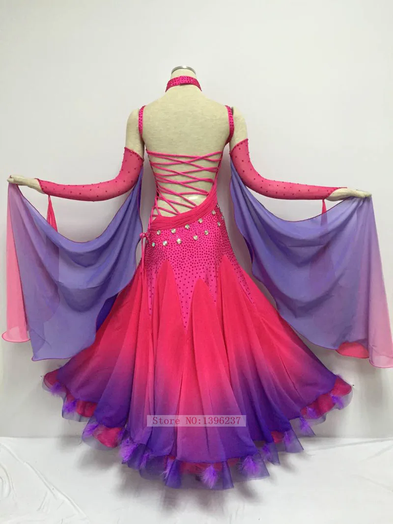 

Standard Ballroom Dancing Dress 100% New Good Quality Sparkle Glass Stone Women Waltz Tango Ballroom Competition Dance Dresses