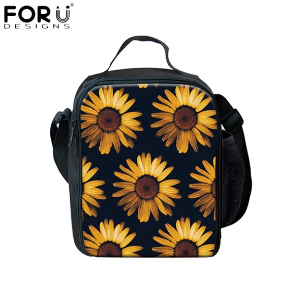 FORUDESIGNS/You are my Sunshine дизайн школьные сумки с принтом в виде подсолнухов 3 шт./компл. школьные сумки для детей девочки книжная сумка для отдыха сумки - Цвет: HXA609G