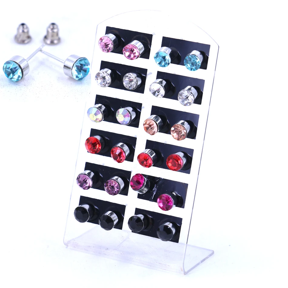 Бесплатная доставка Заводская распродажа милые блестящие стразы 6 мм железная