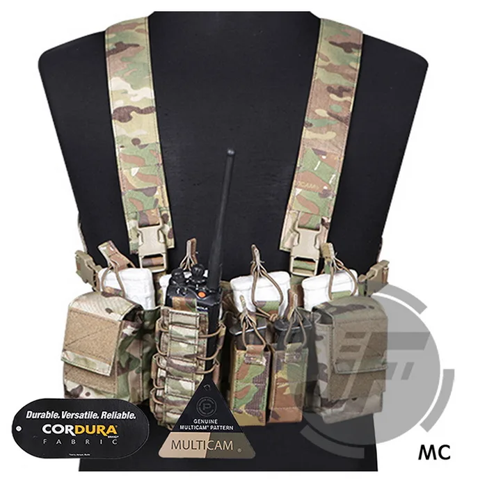 MC Emerson D3CR разрушительная среда тактическая нагрудная установка EmersonGear Боевой страйкбол охотничий жилет W/Mag многоцелевые сумки - Цвет: MC
