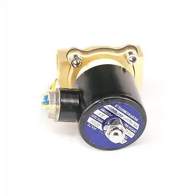 DC 12 В 2 порта 2W-200-20 3/4 &quotBSP латунный Электрический электромагнитный клапан воды