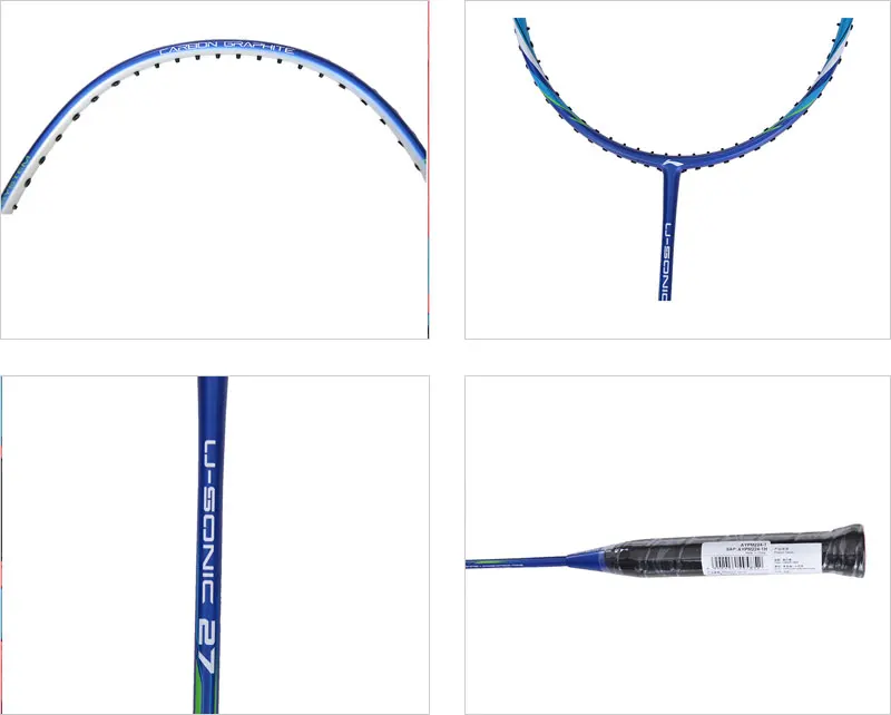 Li-Ning U-Sonic 27 ракетки для бадминтона со струной из углеродного волокна профессиональные ракетки lining AYPM224 ZYF211