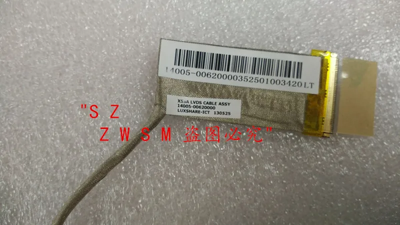 1 шт.-10 шт. подлинный новый для ASUS K55 A55A F55A K55A U57A X55A ЖК-кабель DD0XJ3LC011 14005-00620000 |
