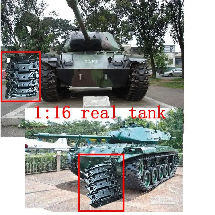 Metal1: 16 США Бульдог M41A3 M41A1 металлический гусеничный танк шасси DIY RC игрушка фабрика