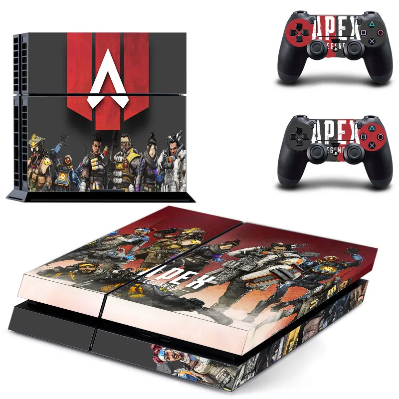 Для Apex Legends для PS4 Виниловая наклейка Sony Playstation4 панель пульта и 2 контроллера на