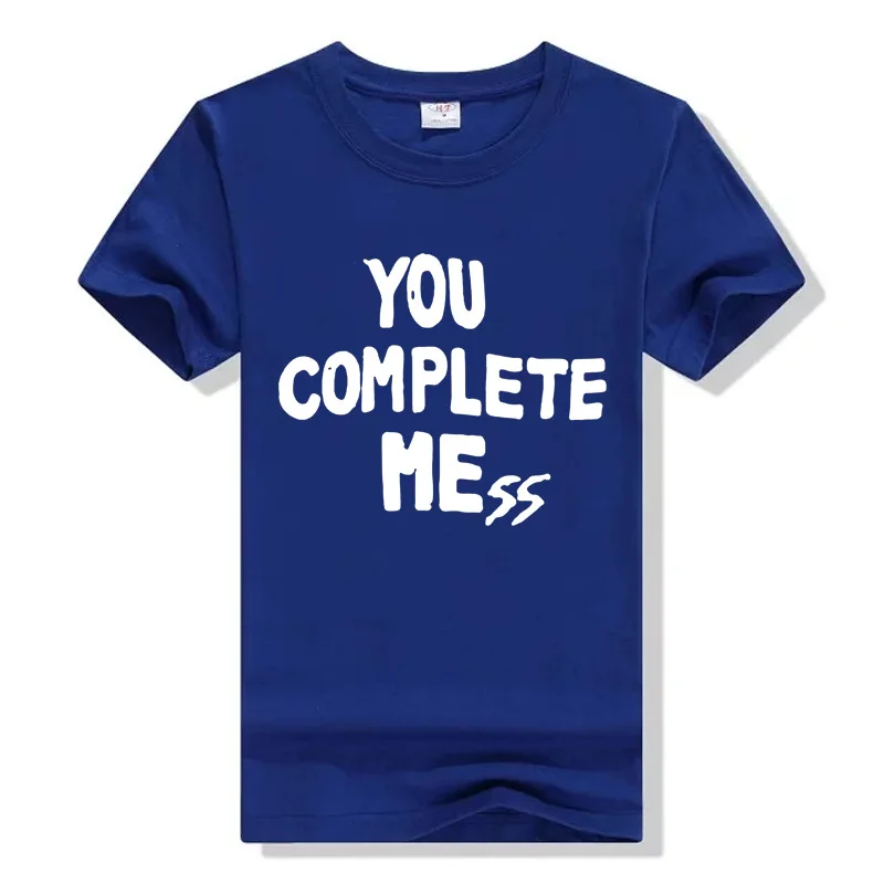 Футболка женская летняя мода 2019 Харадзюку Панк Топ вы полный беспорядок рок