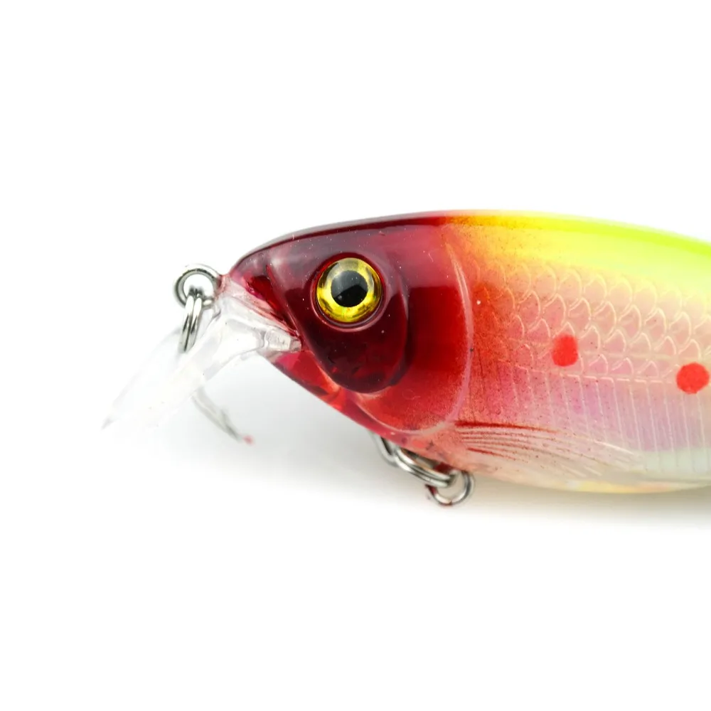 FANSHANG Fly Fishing 11CM-12G Minnow Lure Baits Artificial Swim Plastic High Carbon Hook 3D Eyes | Спорт и развлечения