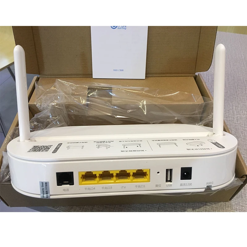 Английская прошивка 2,4G и 5G GPON ONU zte F650A с 1ITV+ 3FE+ 1POTS+ wifi FTTH режим, Termina Gpon оптоволоконный маршрутизатор