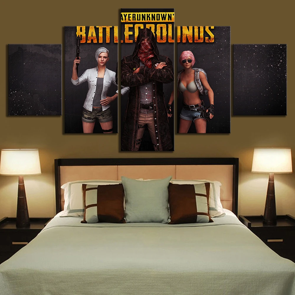 Современный холст Hd 5 шт. Pubg игра постер украшение дома картина печатные