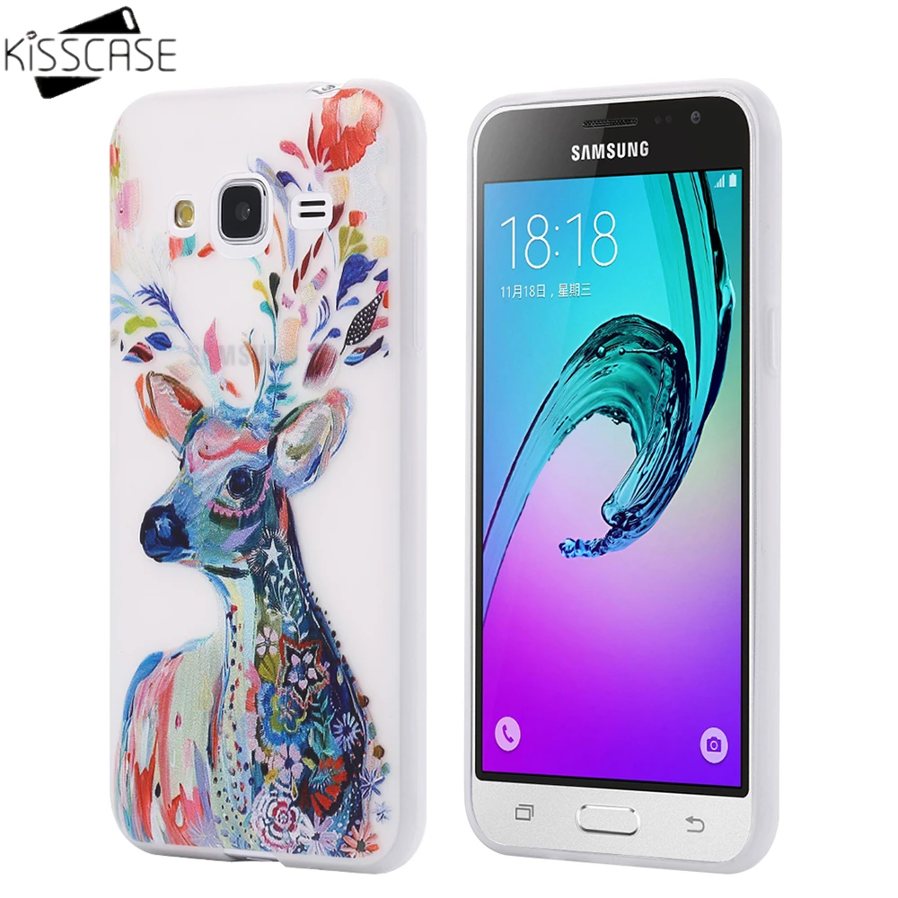 Чехол KISSCASE для Samsung Galaxy J3 2015 светящийся Мягкий ТПУ чехол J5 J7 2016 |
