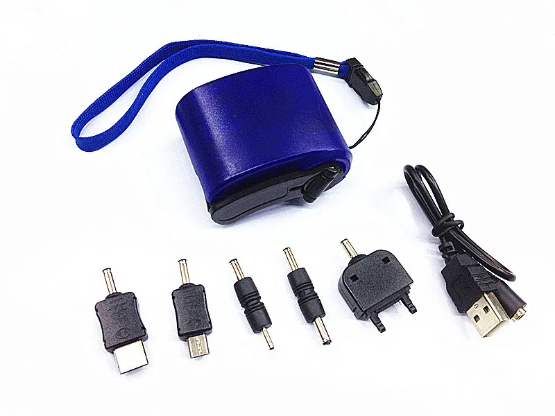 Аварийное зарядное usb устройство для телефона с красным светодиодом|charger charger|crank