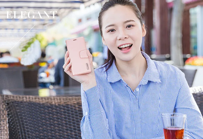 Чехол книжка из овечьей кожи Hanman для Huawei P30 Pro Mate 20 X Nova 4 чехлы бумажники с