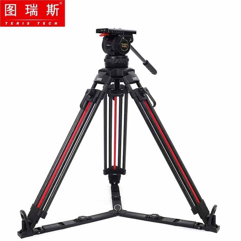 Штатив TERIS TRIX TX V12T PLUS Q для видеокамеры из углеродного волокна с жидкостной