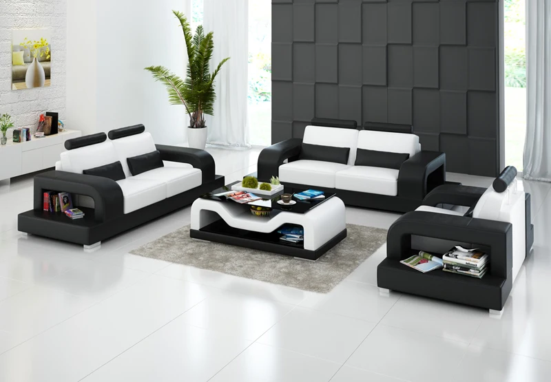 Кожаный диван G8007D в новом дизайне для гостиной|living room set|set sofaset leather |
