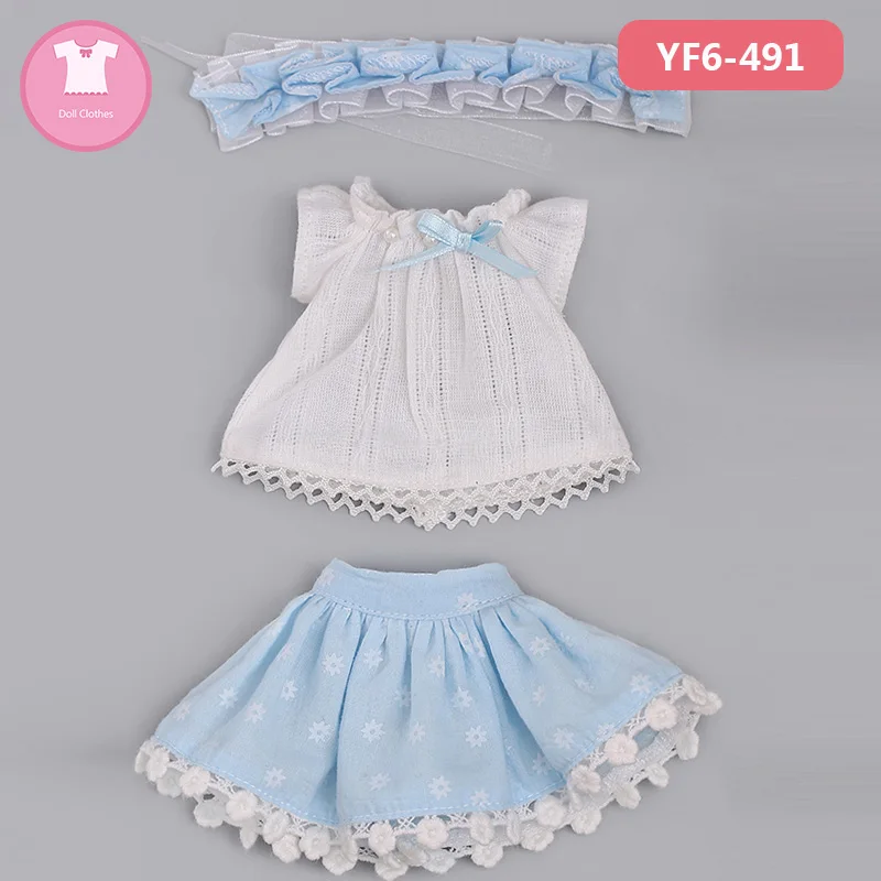 YF6-491 BJD SD Кукла Одежда 1/6 kimi милое и милое платье для YOSD девушка тело YF6 до 20 кукольный наряд аксессуары OUENEIFS - Цвет: YF6-491