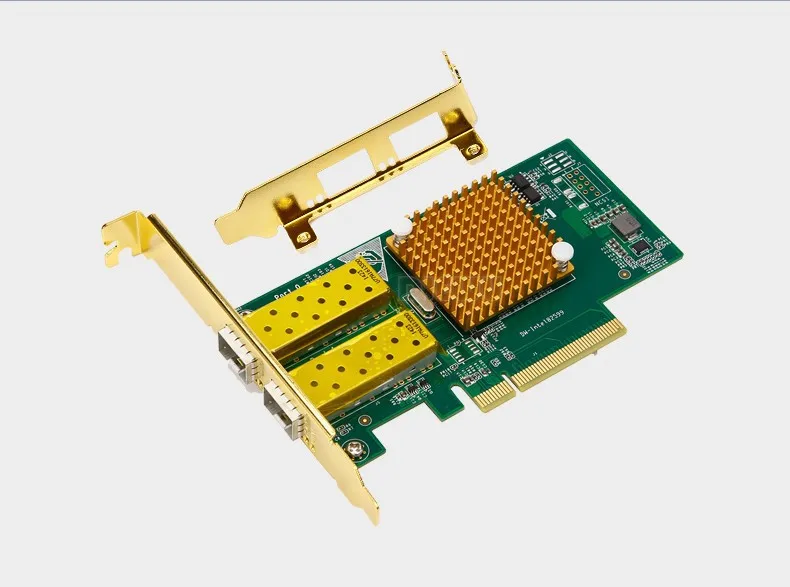DIEWU INTEL82599ES PCI-E x8 двухпортовое волокно 10000 Мбит/с X520 Sever сетевой адаптер Ethernet Сетевая карта NIC